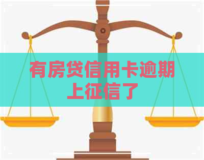 有房贷信用卡逾期上了