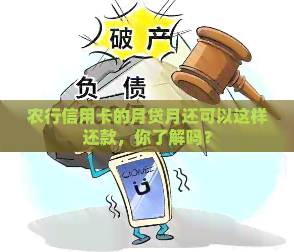 农行信用卡的月贷月还可以这样还款,你了解吗? 农行信用卡的月贷月还可以这样还款,你了解吗?