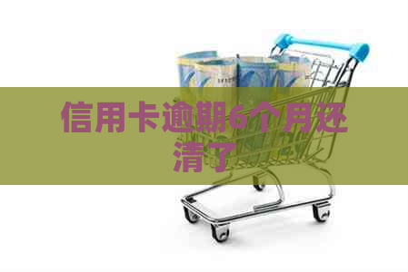 信用卡逾期6个月还清了
