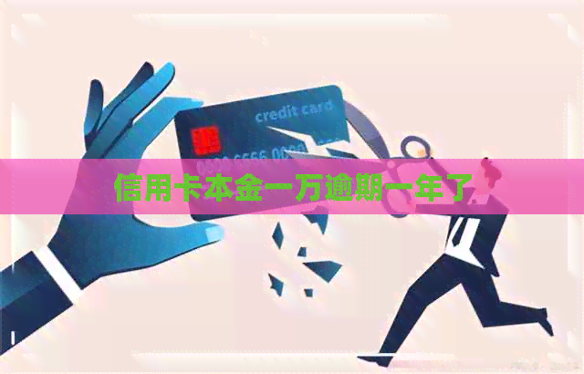 信用卡本金一万逾期一年了