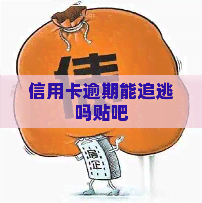 信用卡逾期能追逃吗贴吧