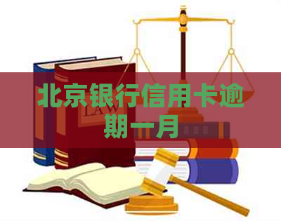 北京银行信用卡逾期一月