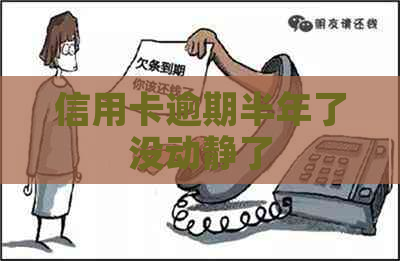 信用卡逾期半年了没动静了
