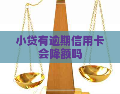 小贷有逾期信用卡会降额吗