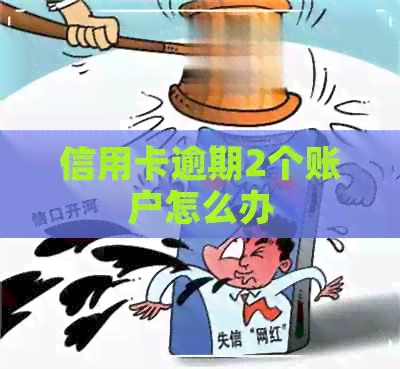 信用卡逾期2个账户怎么办
