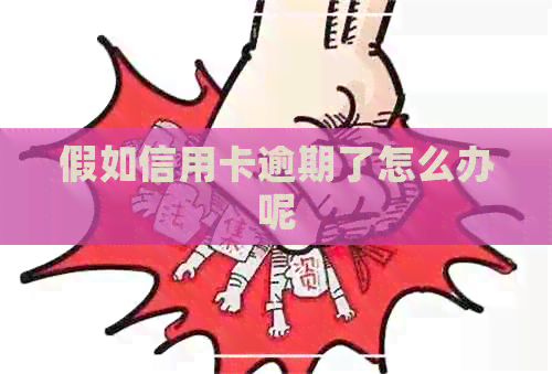 假如信用卡逾期了怎么办呢