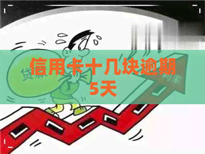 信用卡十几块逾期5天