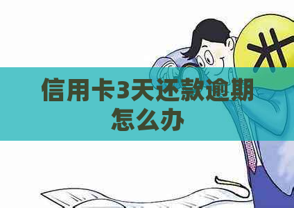 信用卡3天还款逾期怎么办