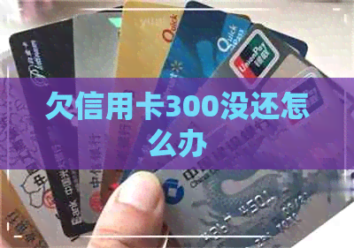欠信用卡300没还怎么办