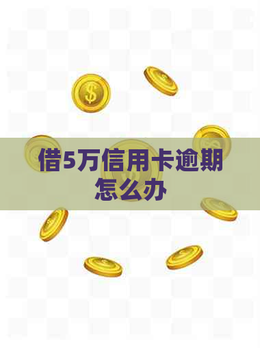 借5万信用卡逾期怎么办
