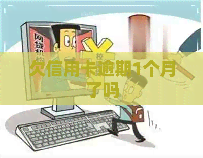 欠信用卡逾期1个月了吗