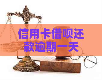 信用卡网贷还款逾期一天