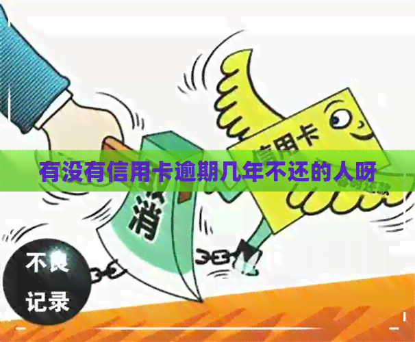 有没有信用卡逾期几年不还的人呀