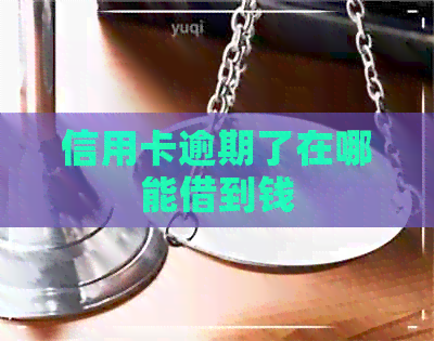 信用卡逾期了在哪能借到钱