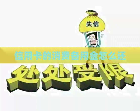 信用卡的消费备用金怎么还