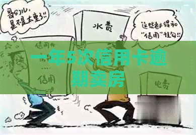 一年5次信用卡逾期卖房