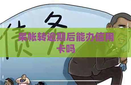 呆帐转逾期后能办信用卡吗