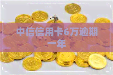 中信信用卡6万逾期一年
