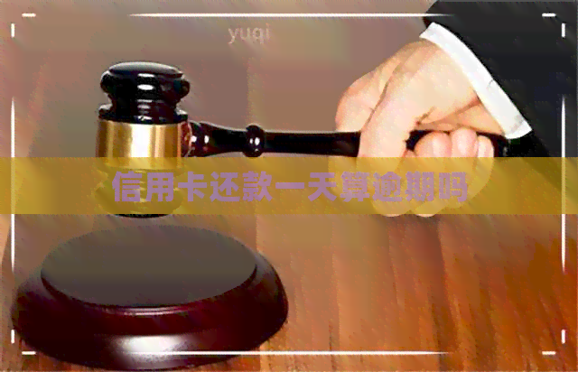 信用卡还款一天算逾期吗