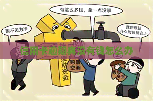 信用卡逾期真没有钱怎么办