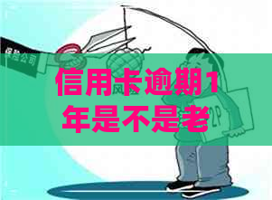信用卡逾期1年是不是老