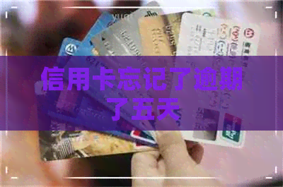 信用卡忘记了逾期了五天