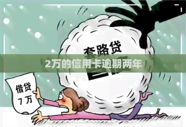 2万的信用卡逾期两年