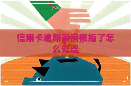 信用卡逾期买房被拒了怎么处理