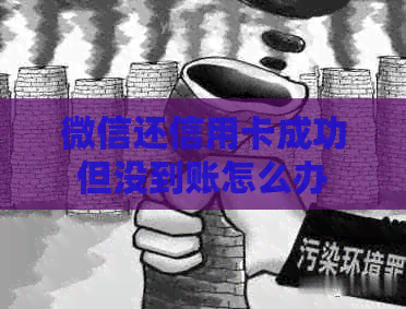 微信还信用卡成功但没到账怎么办