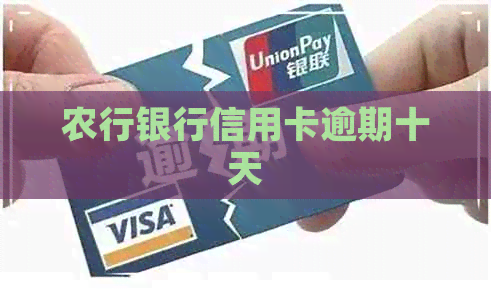 农行银行信用卡逾期十天