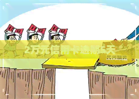 2万元信用卡逾期5天