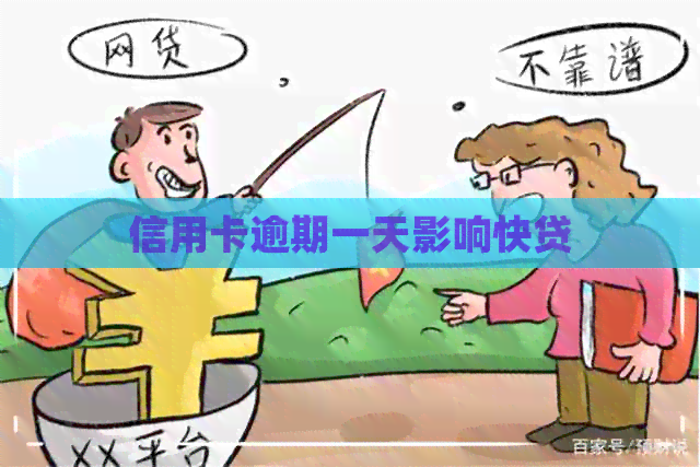 信用卡逾期一天影响快贷