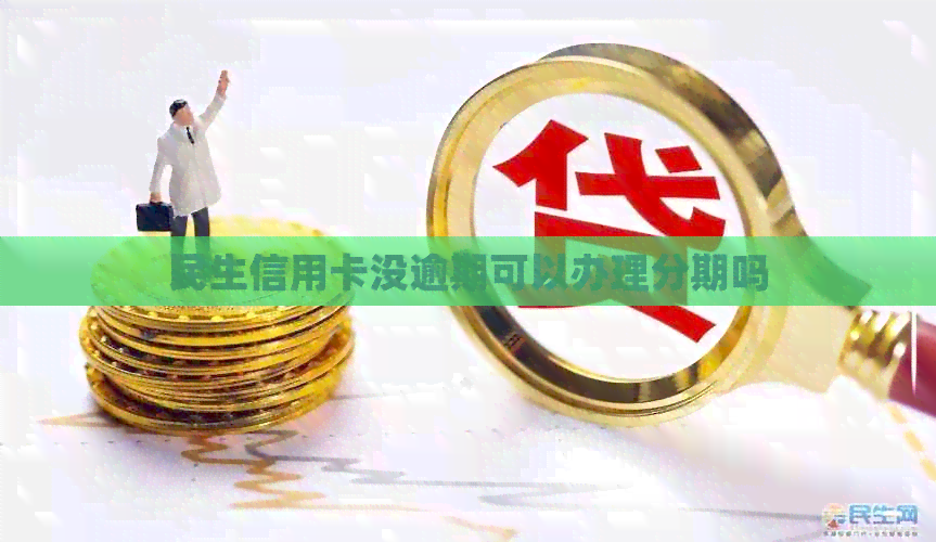 民生信用卡没逾期可以办理分期吗