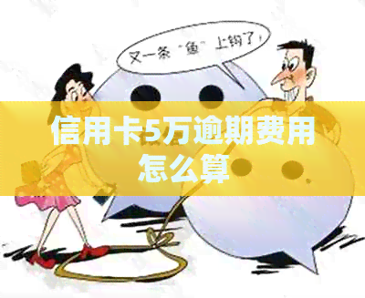 信用卡5万逾期费用怎么算