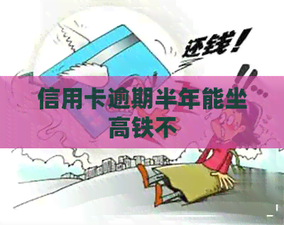 信用卡逾期半年能坐高铁不