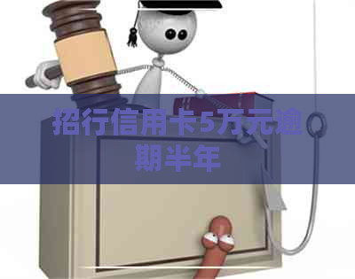 招行信用卡5万元逾期半年