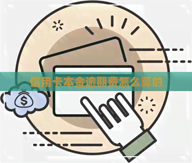 信用卡本金逾期费怎么算的