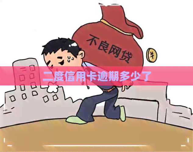 二度信用卡逾期多少了
