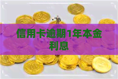 信用卡逾期1年本金利息