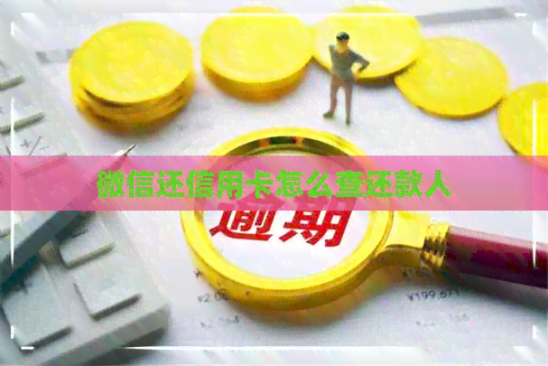 微信还信用卡怎么查还款人