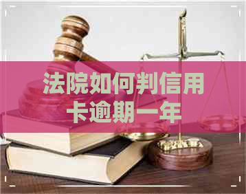 法院如何判信用卡逾期一年