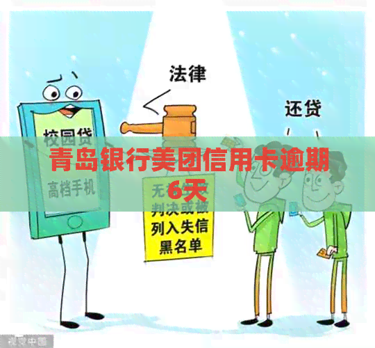 青岛银行美团信用卡逾期6天