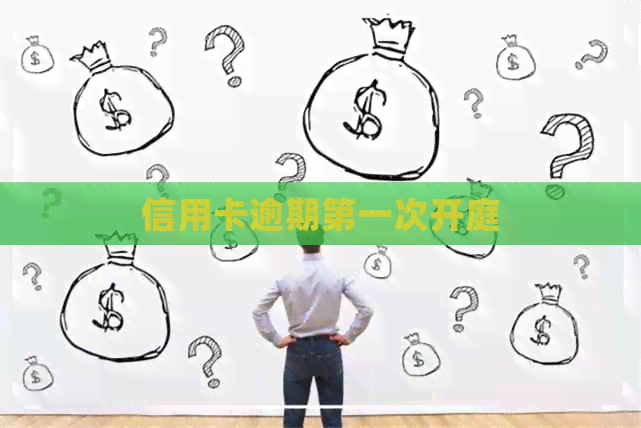 信用卡逾期之一次开庭