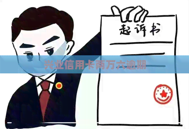 兴业信用卡两万六逾期