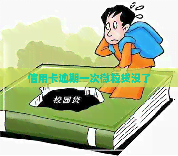 信用卡逾期一次微粒贷没了