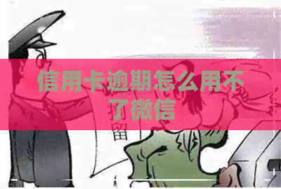 信用卡逾期怎么用不了微信