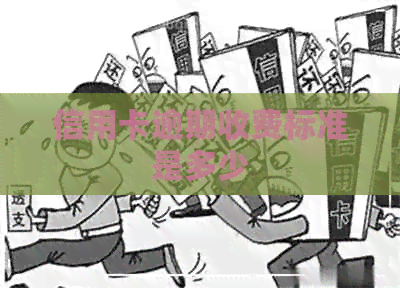 信用卡逾期收费标准是多少