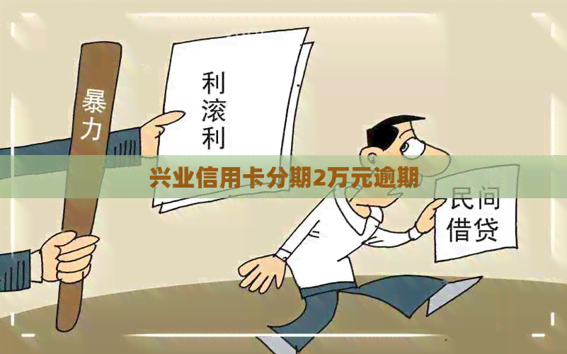 兴业信用卡分期2万元逾期