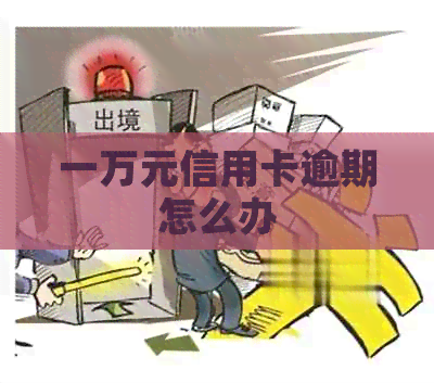 一万元信用卡逾期怎么办