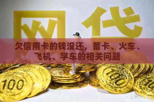 欠信用卡的钱没还，蓄卡、火车、飞机、学车的相关问题